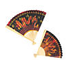 Jumbo Lunar New Year Bamboo Paper Hanging Fans - 2 Pc. Image 1