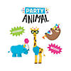 Jumbo Party Animal Cutouts - 6 Pc. Image 1