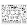 Juneteenth Fold-Up Activity Sheets - 24 Pc. Image 2