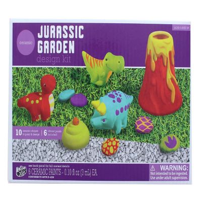 Jurassic Garden Ceramic Crafting Kit  10 Ceramic Figures Image 1