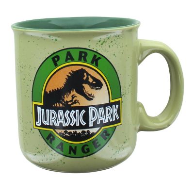 Jurassic Park Ranger Ceramic Camper Mug  Holds 20 Ounces Image 1