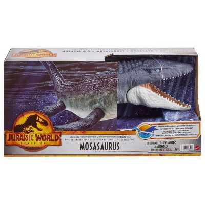 Jurassic World Dominion Mosasaurus Dinosaur Ocean Protector Movable Figure Mattel Image 1