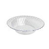Kaya Collection 12 oz. Clear Flair Plastic Soup Bowls (180 Bowls) Image 1