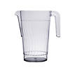 Kaya Collection 52 oz. Clear Round Plastic Disposable Pitchers (24 Pitchers) Image 1