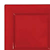 Kaya Collection 6.5" Red Square Plastic Salad Plates (120 Plates) Image 1