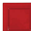 Kaya Collection 9.5" Red Square Plastic Dinner Plates (120 Plates) Image 1
