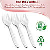 Kaya Collection Clear Disposable Plastic Serving Forks (150 Forks) Image 2