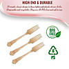 Kaya Collection Silhouette Birch Wood Eco-Friendly Disposable Dinner Forks (600 Forks) Image 4