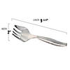 Kaya Collection Silver Disposable Plastic Serving Forks (150 Forks) Image 2