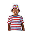Kid&#8217;s Color Your Own Patriotic Bucket Hats - 12 Pc. Image 2