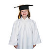 Kids&#8217; Black Matte Elementary School Graduation Mortarboard Hat Image 1