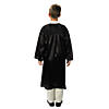 Kids' Black Shiny Elementary School Graduation Robe Image 1