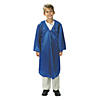 Kids' Blue Shiny Elementary School Graduation Robe Image 1