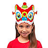 Kids Chinese New Year Lion Dance Hats - 12 Pc. Image 2