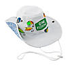 Kids' DIY White Outback Hats - 12 Pc. Image 1