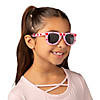 Kids Heart Print Sunglasses - 12 Pc. Image 1