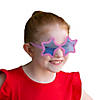 Kids Patriotic Sunlight Color-Changing Star-Shaped Sunglasses - 12 Pc. Image 2