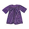 Kids' Purple Shiny Elementary School Graduation Robe Image 2