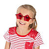 Kids Red Rimless Star Sunglasses &#8211; 12 Pc. Image 1