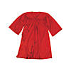 Kids' Red Shiny Elementary School Graduation Robe Image 2