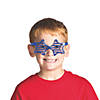 Kids Red, White & Blue Star-Shaped Shutter Glasses - 12 Pc. Image 1