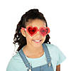 Kids Valentine Paper Acetate Glasses - 12 Pc. Image 1