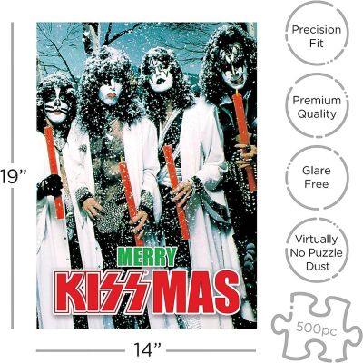 KISS Merry KISSmas 500 Piece Jigsaw Puzzle Image 1