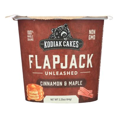 Kodiak Cakes - Flapjack On The Go - Cinnamon Maple - Case of 12 - 2.25 oz Image 1