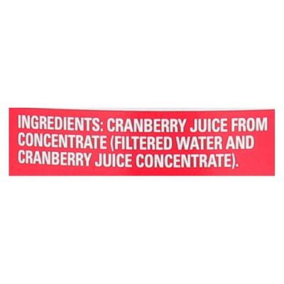 L and A Juice - All Cranberry - Case of 6 - 32 Fl oz. Image 1