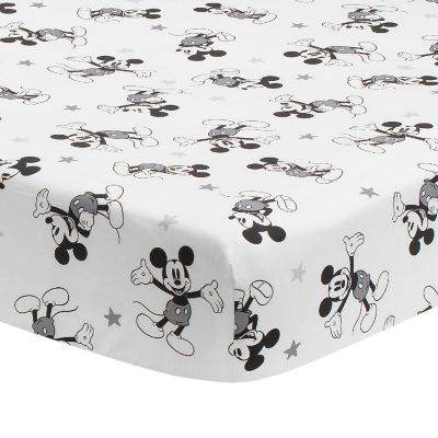 Lambs & Ivy Disney Baby Magical Mickey Mouse 3-Piece Crib Bedding Set - Gray Image 3