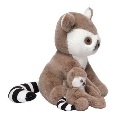 Lambs & Ivy Enchanted Safari Plush Stuffed Animal Lemurs/Monkeys- Koko & Kaylee Image 2