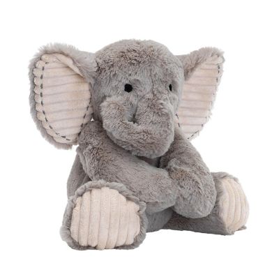 Lambs & Ivy Jungle Safari Gray Plush Elephant Stuffed Animal Toy Plushie - Jett Image 1
