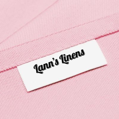 Lann's Linens 1 Dozen 17" Cloth Dinner Table Napkins for Weddings - Polyester Fabric Pink Image 3
