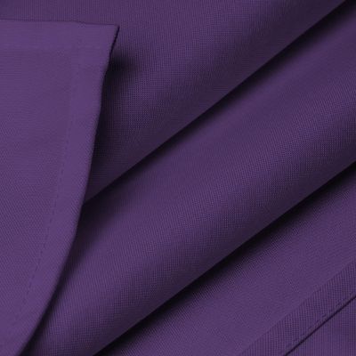 Lann's Linens 10 Pack 60" x 102" Rectangular Wedding Banquet Polyester Tablecloths Purple Image 3