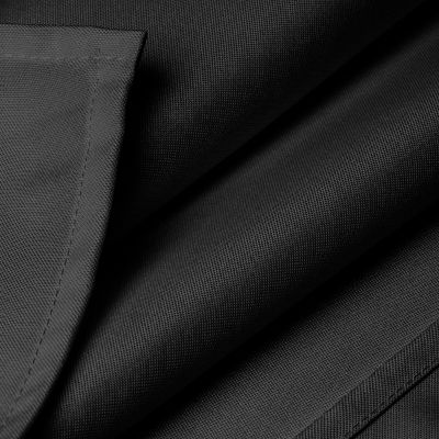 Lann's Linens 10 Pack 60" x 126" Rectangular Wedding Banquet Polyester Tablecloths - Black Image 3