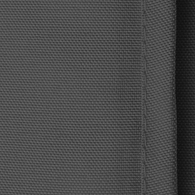 Lann's Linens 60" x 102" Rectangular Wedding Banquet Polyester Fabric Tablecloth - Dark Gray Image 1