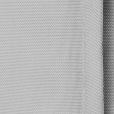 Lann's Linens 90" x 156" Rectangular Wedding Banquet Polyester Fabric Tablecloth - Silver Image 1