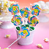 Large Flower-Shaped Swirl Lollipops - 12 Pc. Image 1