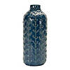 Leaf Pattern Vase (Set Of 2) 4.75"D X 11.25"H Ceramic Image 1
