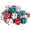Learning Advantage Dot Dice - Red/Green/White - 36 Per Pack, 3 Packs Image 2