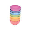 Learning Advantage Rainbow Wooden Bowls - Set of 7 Colors Image 2