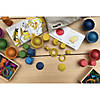 Learning Advantage Rainbow Wooden Bowls - Set of 7 Colors Image 3
