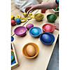 Learning Advantage Rainbow Wooden Bowls - Set of 7 Colors Image 4
