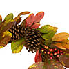Leaves and Berries Twig Artificial Thanksgiving Wreath - 26-Inch  Unlit Image 3