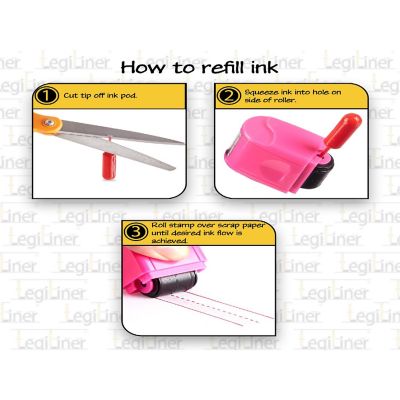 LegiLiner Red Ink Refill Set of 2 for Classroom Supplies and At-Home Use Image 2