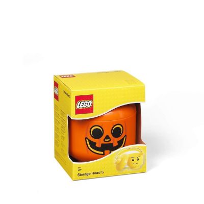 LEGO Small Storage Head  Pumpkin  Orange Image 1