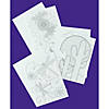 Leisure Arts Dot Art Card & Envelope 5"x 7" Botanical Set With Markers 36pc Image 2