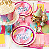 Let&#8217;s Party Pastel Watercolor Dessert Plate - 8 Ct. Image 2