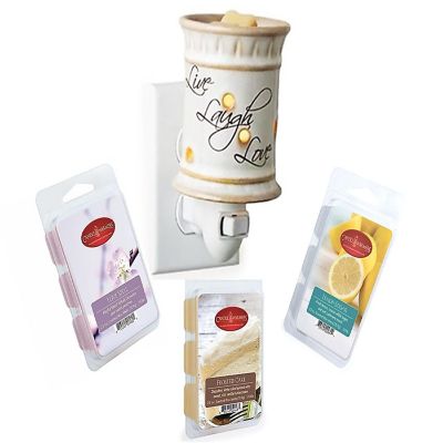 Lexi Home Wax Warmer Plug In with 3 Scented Wax Image 1