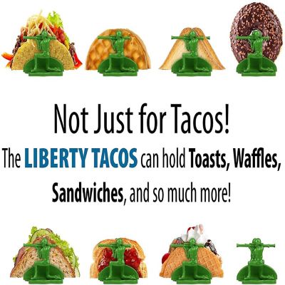 Liberty Sculpted Little Green Army Men Taco & Snack Holder Image 2